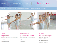Tablet Screenshot of chroma-online.de